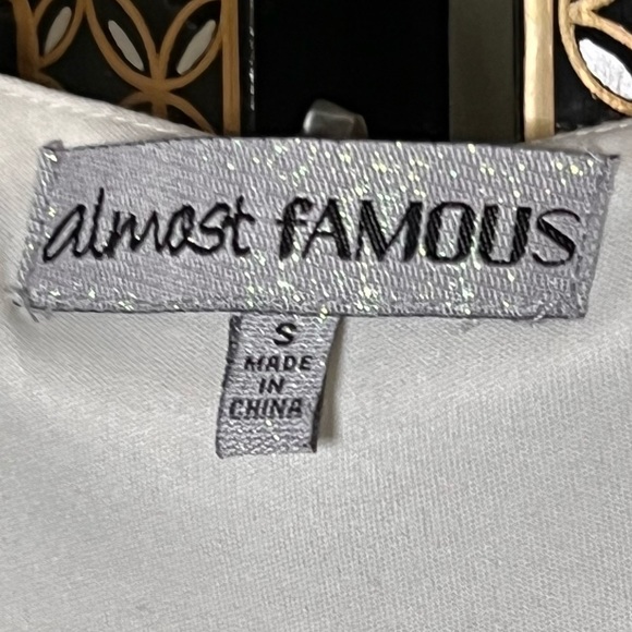 Almost Famous Sheer Overlay Floral Bottom Bodycon Dress - Picture 5 of 5